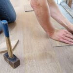 Professional flooring installation service in a residential home